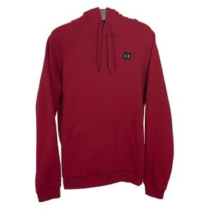 Burgundy UNDER ARMOUR Pullover Hoodie With Front Pouch - Men’s XXL / 2XL